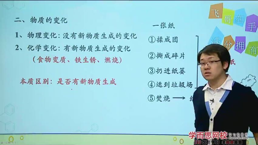 新初三化学2018年尖子班（全国人教版）【62讲陈谭飞】，网盘下载(10.44G)