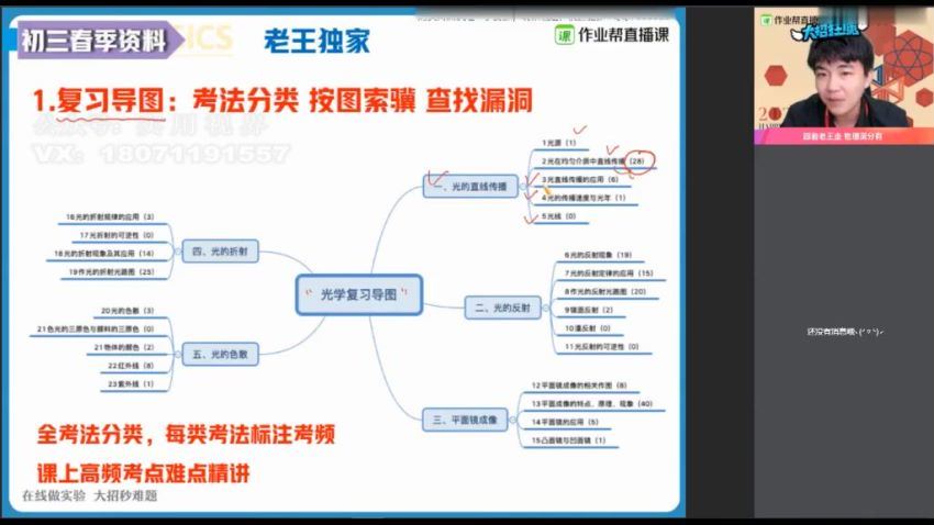 【2021春】中考物理王玉峰尖端班 12，网盘下载(5.02G)