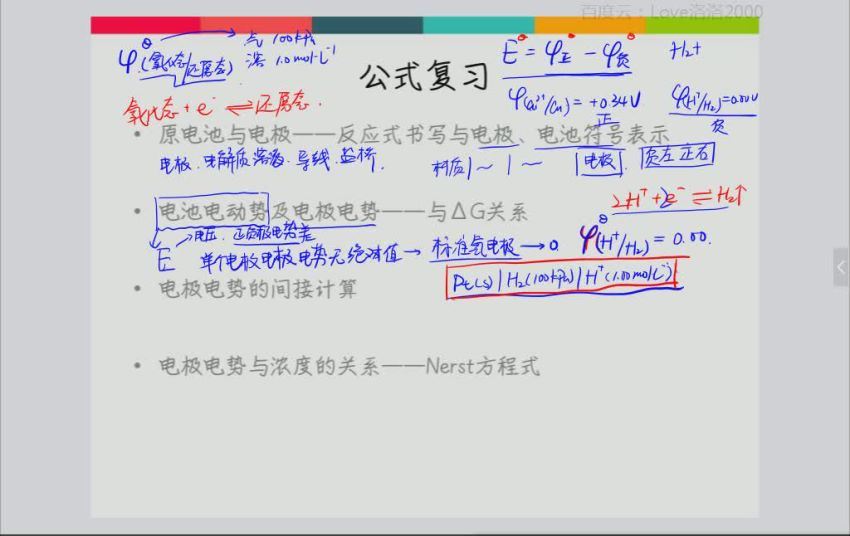 张鹤至化学竞赛无机化学理论专题(猿辅导) (3.38G)，百度网盘