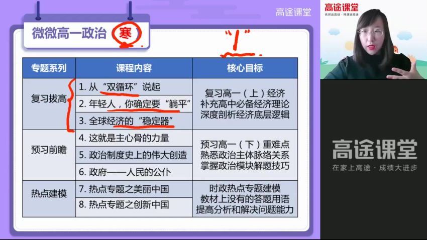 徐薇薇2021【秋】高一政治，网盘下载(3.41G)