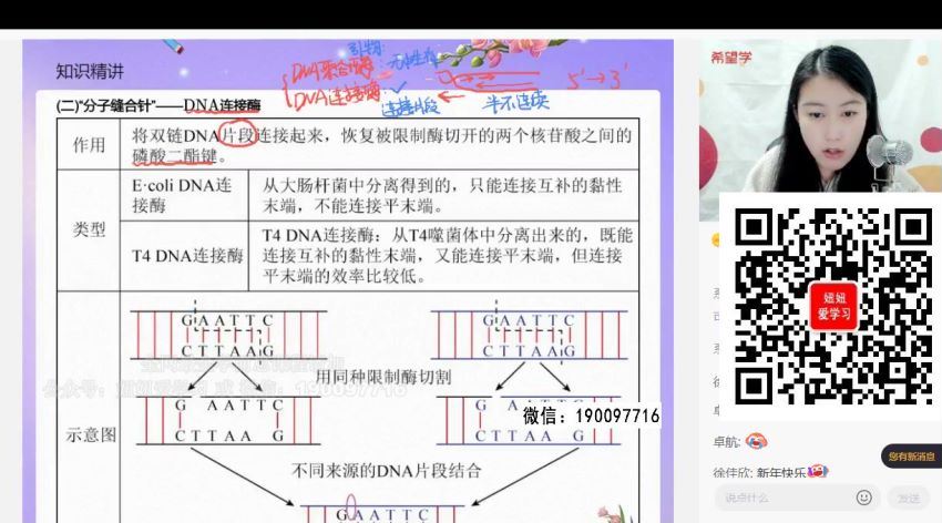 希望学【2023春上】高二生物A+班 段麟飞，网盘下载(12.65G)