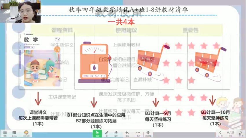 王睿2021【秋】四年级数学秋季培训班（勤思A+在线-），网盘下载(21.08G)
