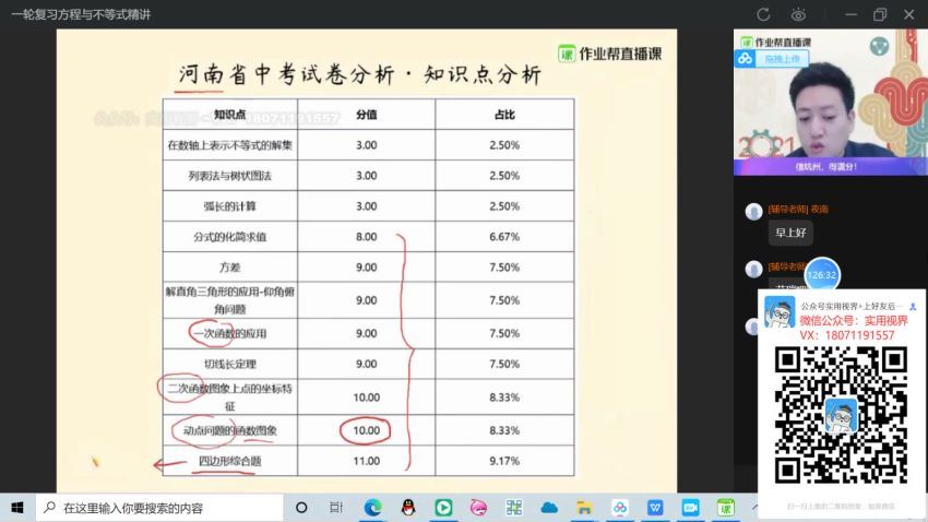 【2021寒】初三数学尖端班（王杭州）【完结】，网盘下载(3.79G)