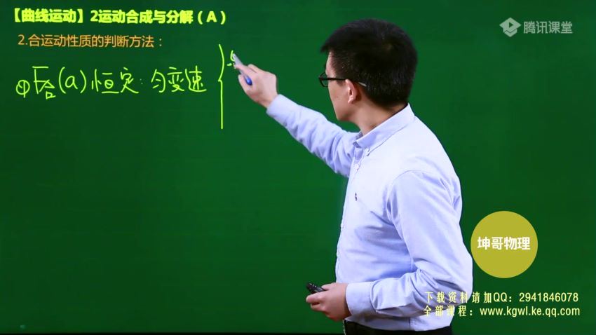 坤哥物理 高一物理必修一+必修二全套159讲 视频+PDF讲义，网盘下载(40.43G)