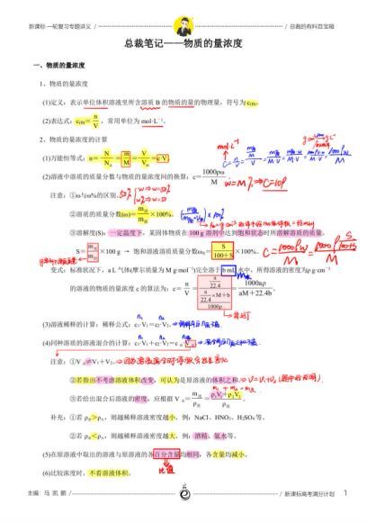 2021高考马凯鹏化学，网盘下载(11.49G)