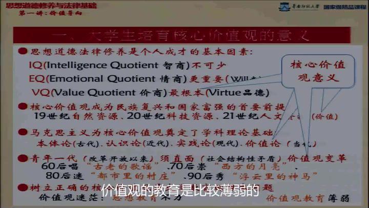 思想道德修养与法律基础，华南师范大学，主讲：王京跃 115讲，网盘下载(6.78G)