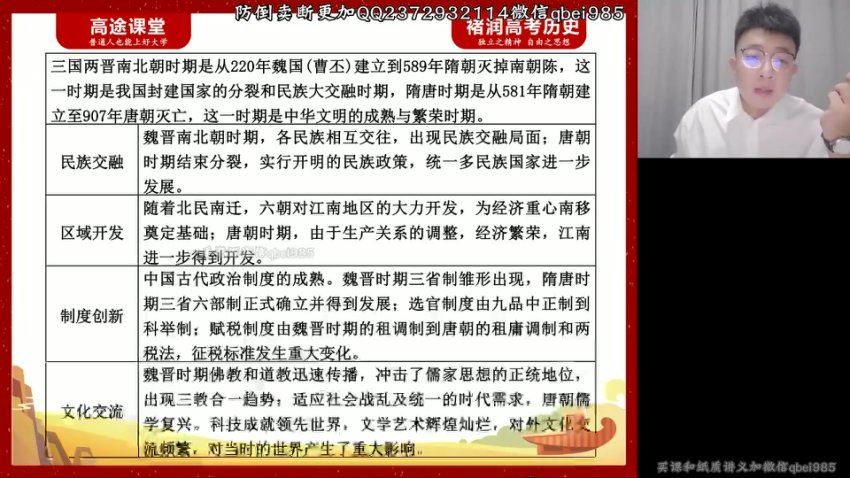 2023高徒高三历史褚润（复读班）秋季班，网盘下载(2.96G)