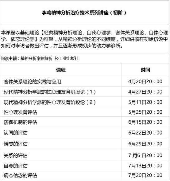 李鸣合集精神分析初中高级班123阶段合集2016年精神分析课程，网盘下载(16.43G)