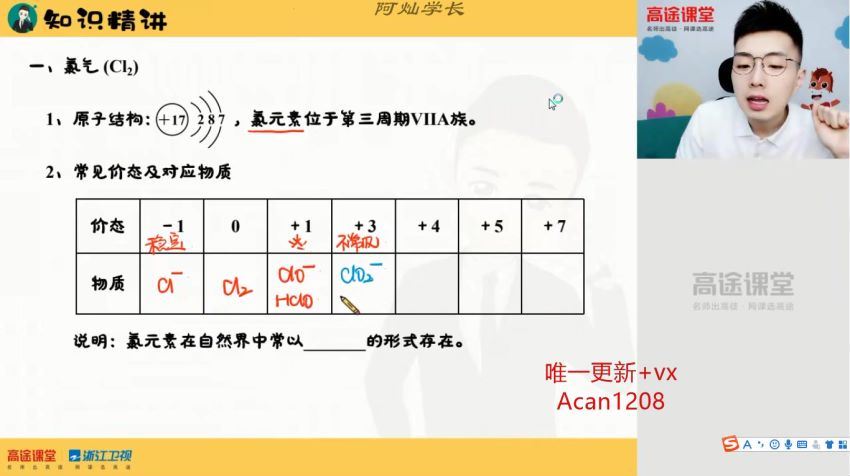 马凯鹏2021高考化学秋季班 (11.82G)，百度网盘