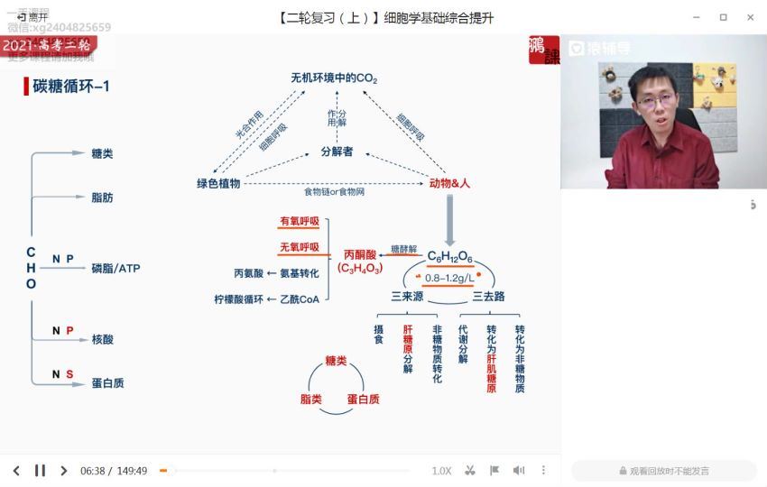 张鹏2021高三寒假生物985 (16.89G)，百度网盘