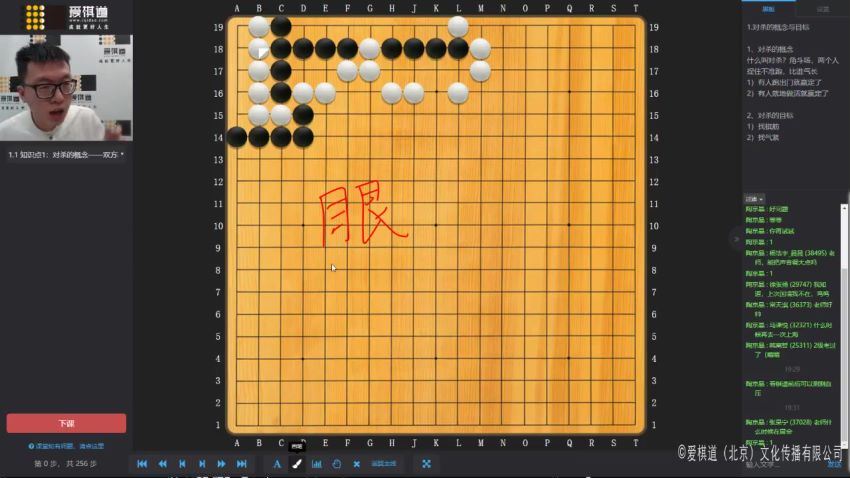 爱棋道2019年春季i4长期班王盛强老师（32课时4课复习课） (7.89G)，百度网盘