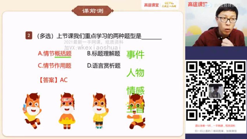 2021高徒春季班  初二  语文  王先意，网盘下载(3.44G)